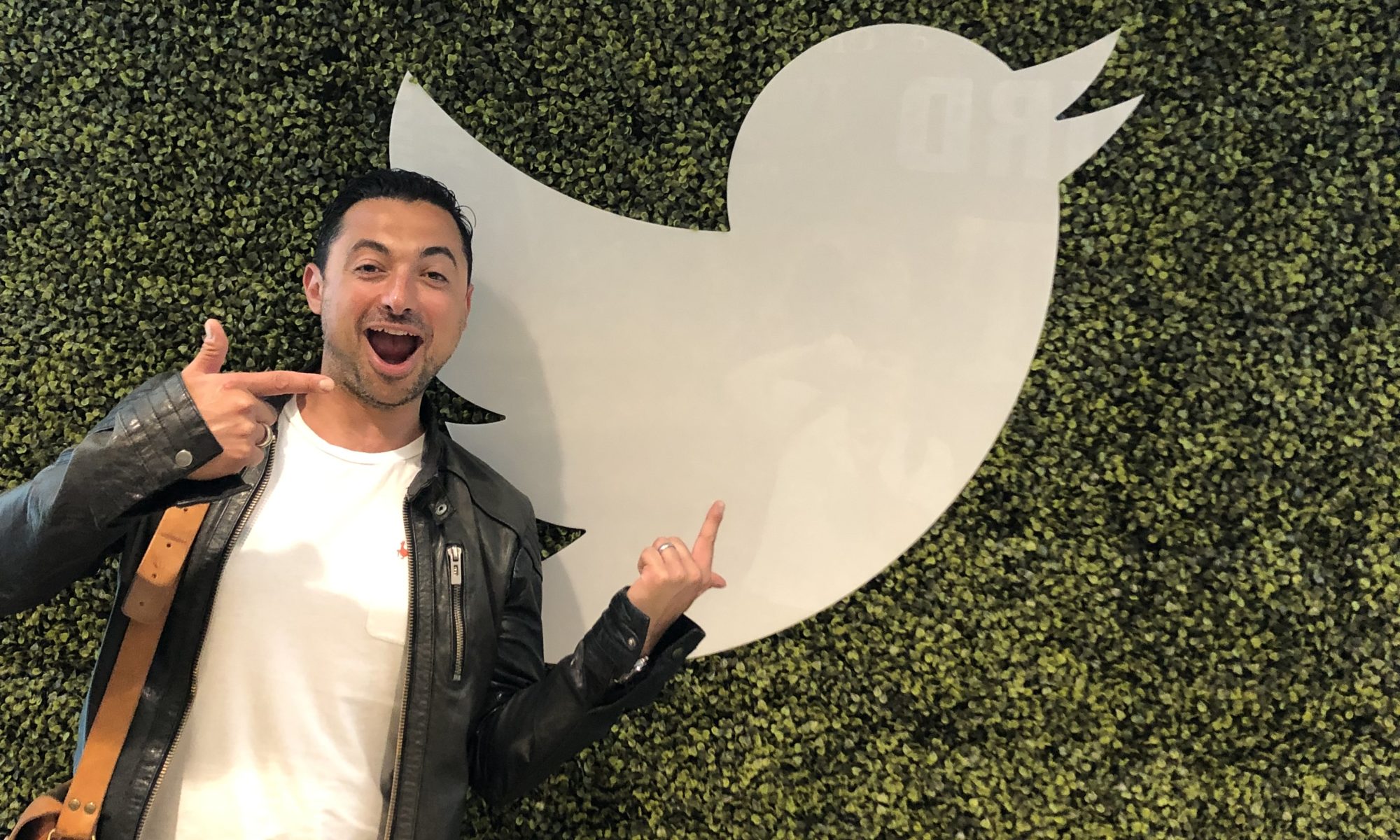 Theo at Twitter HQ in London