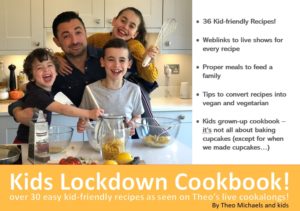 Kids Lockdown Cookbook by Theo Michaels