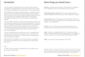 Kids Lockdown Cookbook Intro