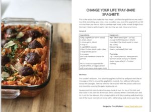 Kids Lockdown Cookbook Tray Bake Spaghetti